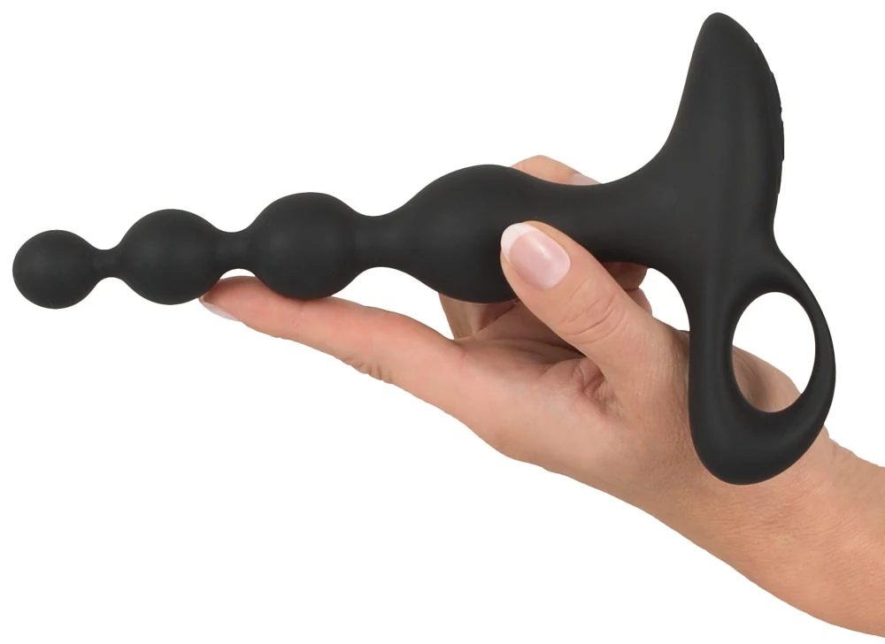 Black Velvets Rechargeable anal beads 20 cm toy