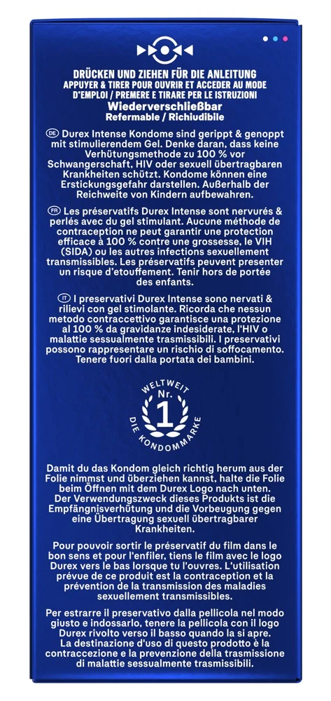 Durex Intense Orgasmic kondome