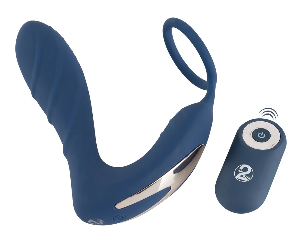 You2Toys Vibrating Prostate Plug with cockring 14,5 cm anal toy