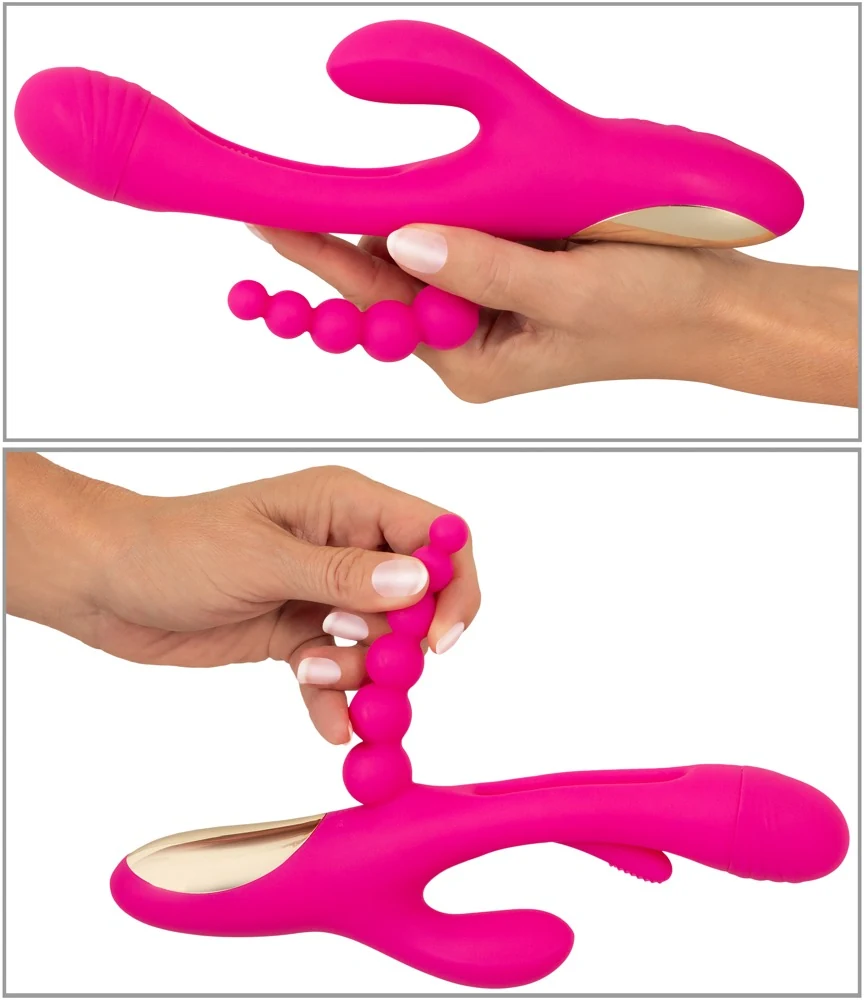 Sweet Smile Triple Vibe With Flicking Tongue 24,4 cm vibrator