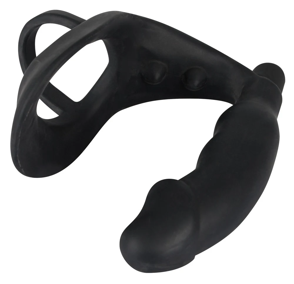 Black Velvets Ring Vibro Plug 11,2 cm anal toy