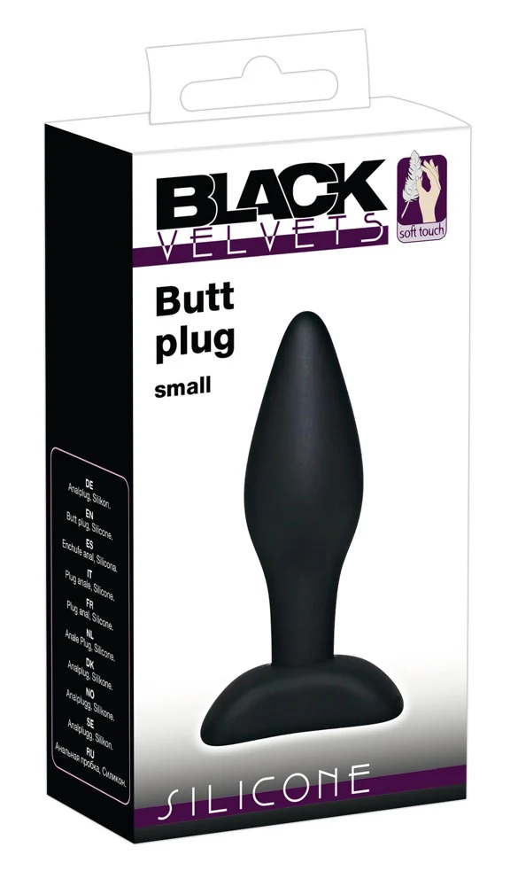 Black Velvets Butt plug 9 cm anal toy