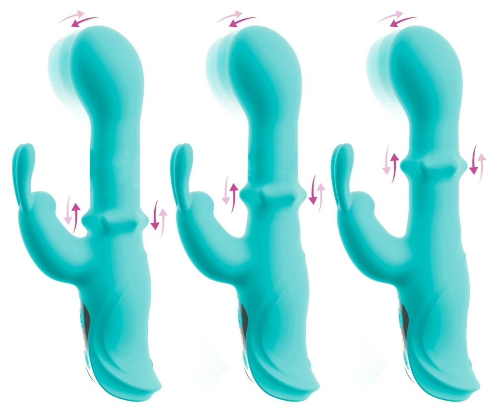 beau coeur ORIVEN Slide Ring Rabbit Vibrator 17,8 cm