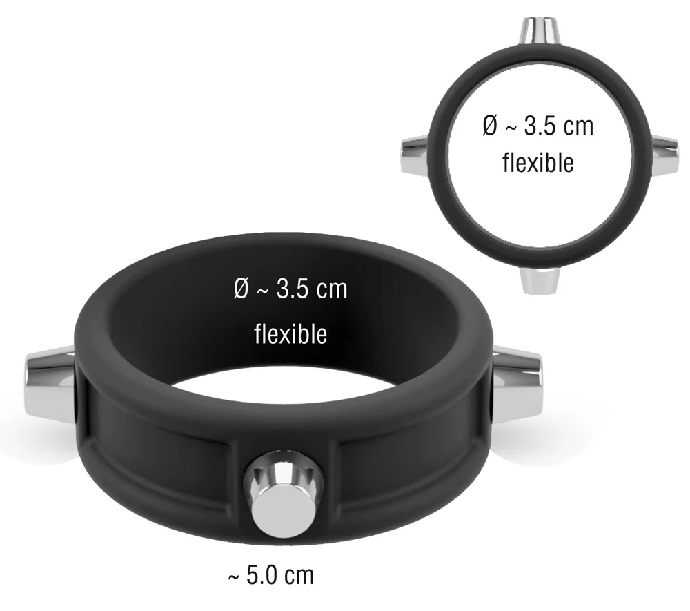 Rebel Cock Ring with Studs penisring