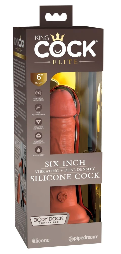 King Cock Elite 6“ Silicone 17,8 cm dildo