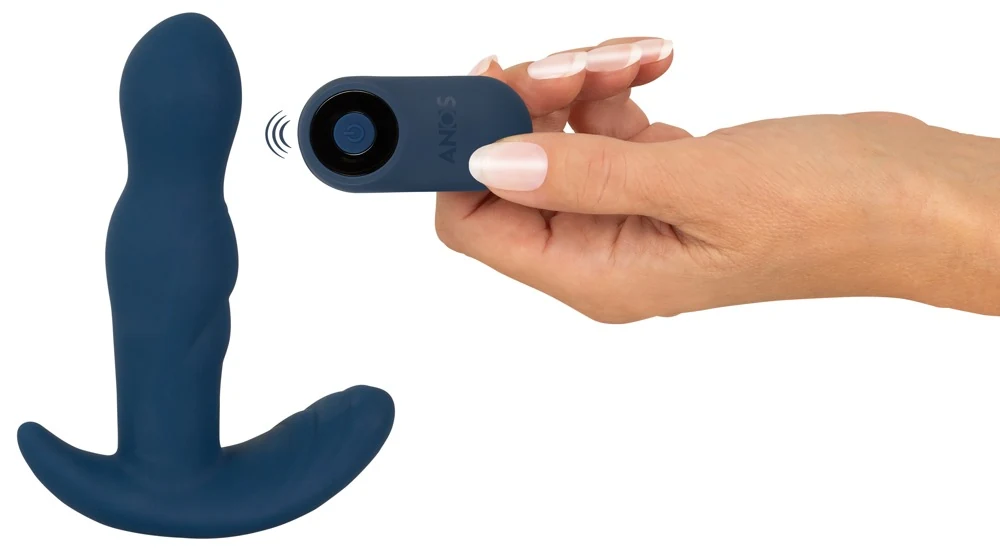 ANOS RC Rotating Prostate Plug with Vibration 13,3 cm anal toy