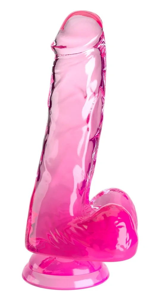 King Cock Clear 6“ with Balls 17,8 cm dildo