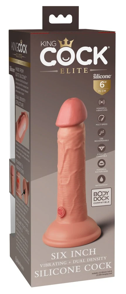 King Cock Elite 6“ Silicone 17,8 cm dildo