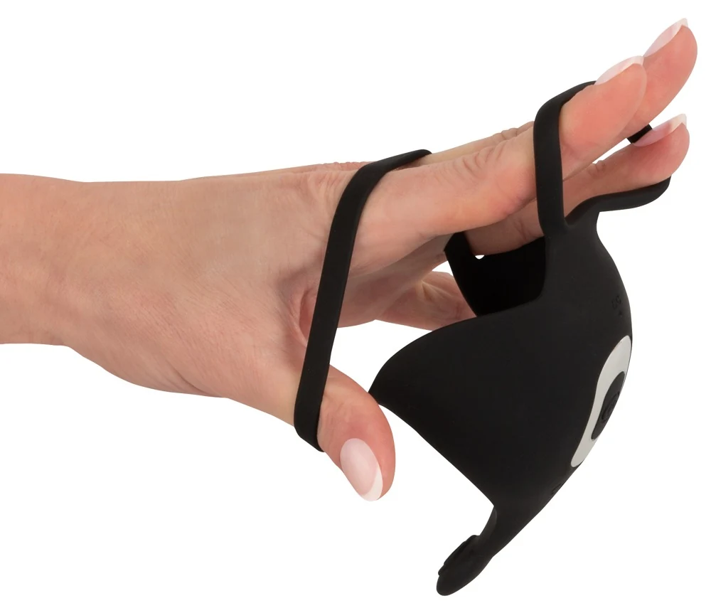 Rebel Cock ring with RC ball massager penisring