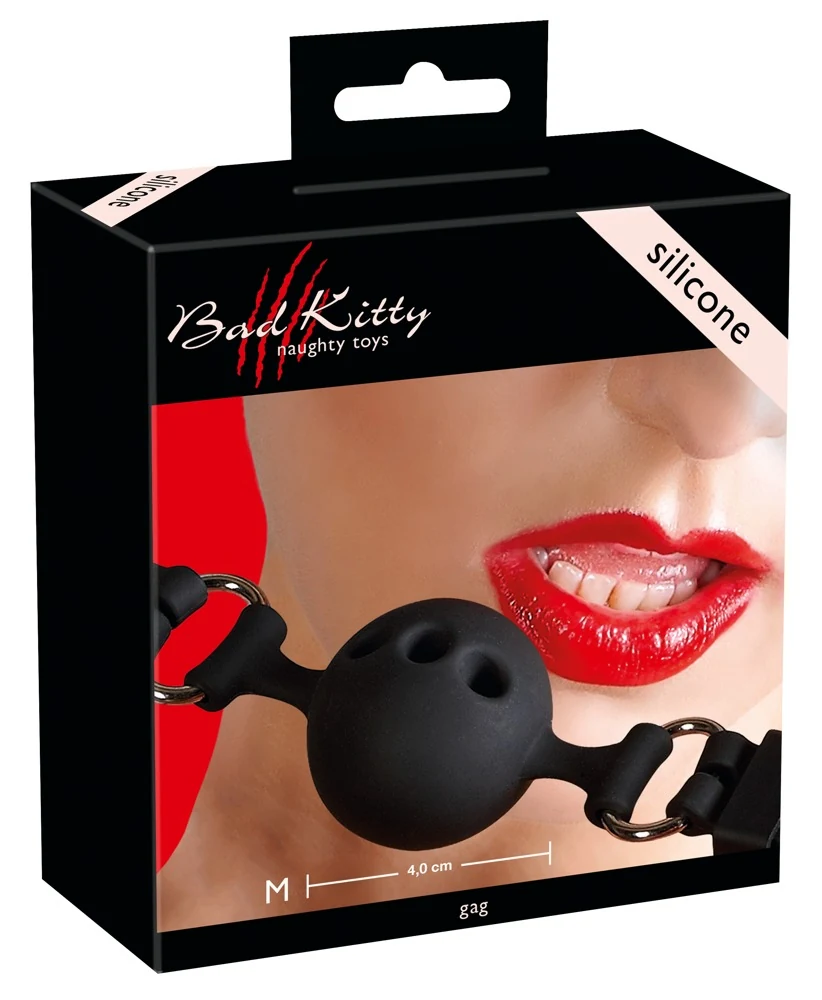 Bad Kitty Silikon-Knebel medium masken knebel