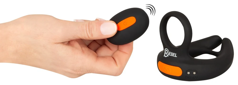 Rebel RC Scrotum Stimulator with Vibration penisring