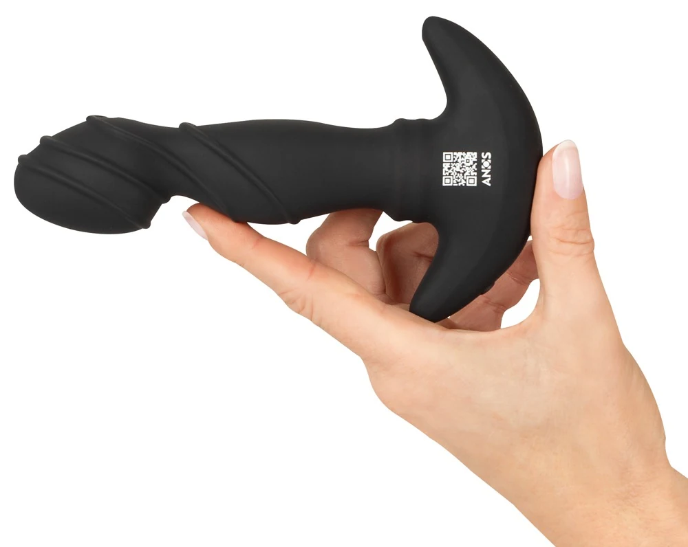 ANOS Vibrating Prostate Plug with Moving Rings 16,3 cm anal toy