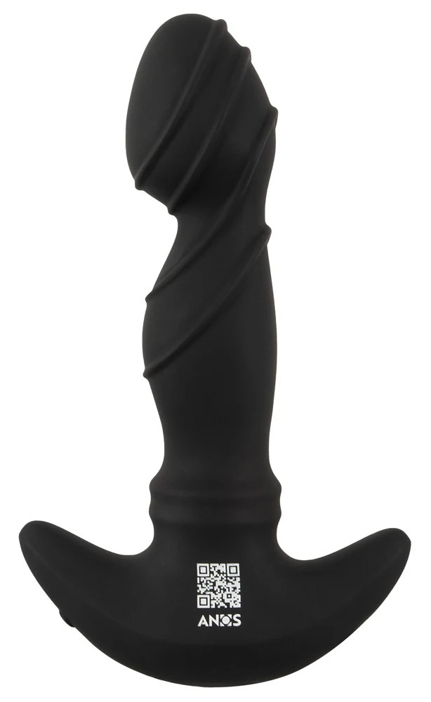 ANOS Vibrating Prostate Plug with Moving Rings 16,3 cm anal toy