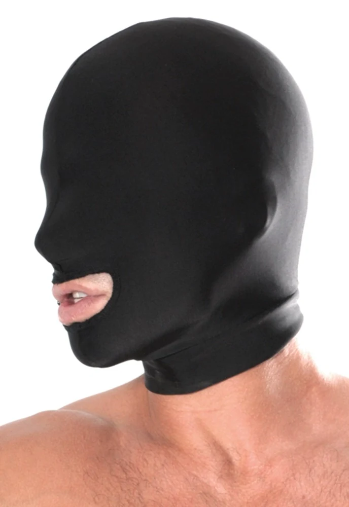 FF Series Spandex Open Mouth Hood masken knebel
