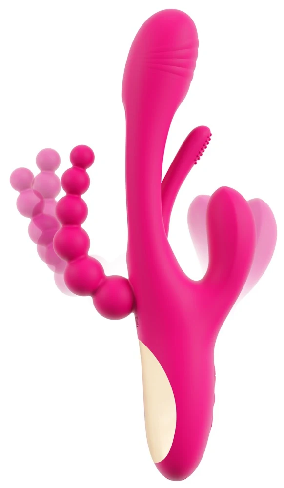 Sweet Smile Triple Vibe With Flicking Tongue 24,4 cm vibrator