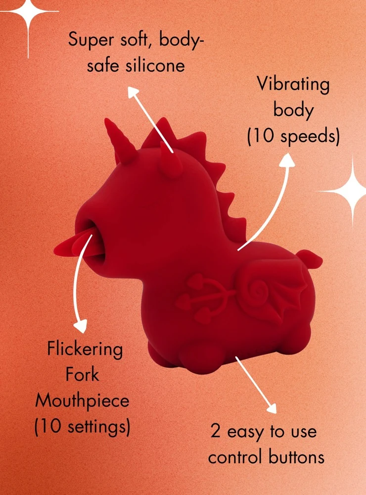 Unihorn Blaze Diablo 9 cm vibrator