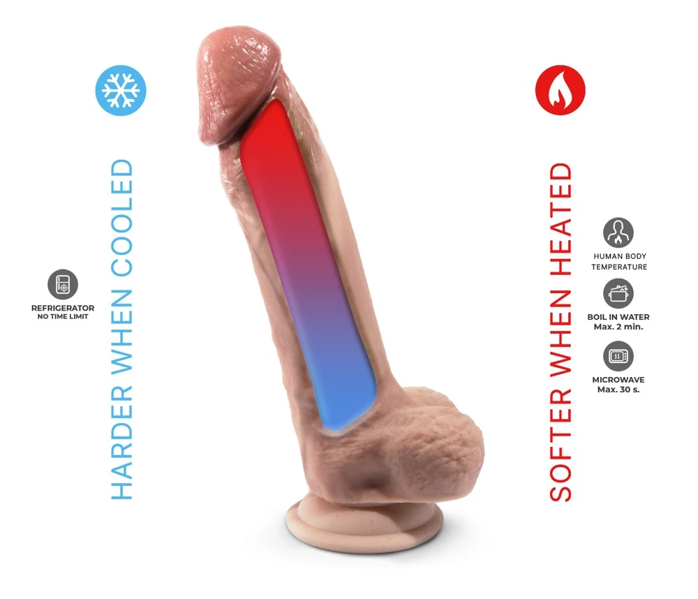 SILEXD Model 1 Premium Real Skin 23 cm dildo
