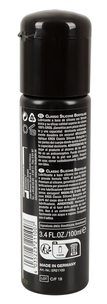 Eros Classic Silicone Bodyglide gleitmittel ohne aroma
