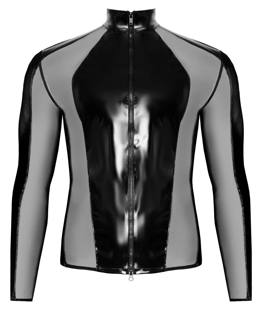 Black Level Shirt aus Lack
