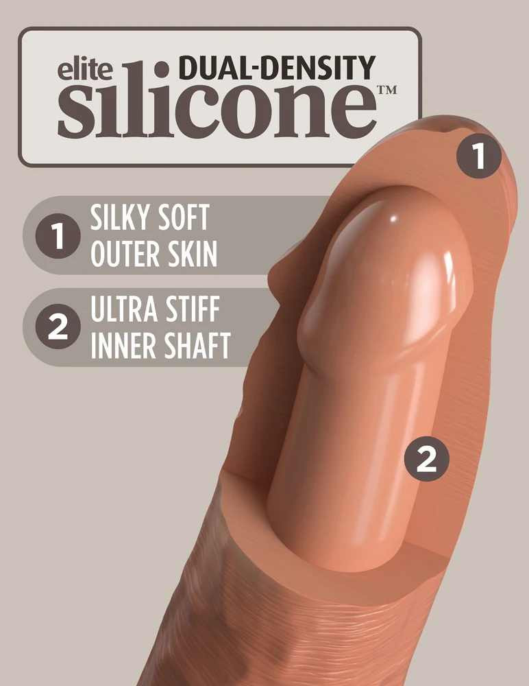 King Cock Elite Comfy Silicone Body Dock Kit strap-on