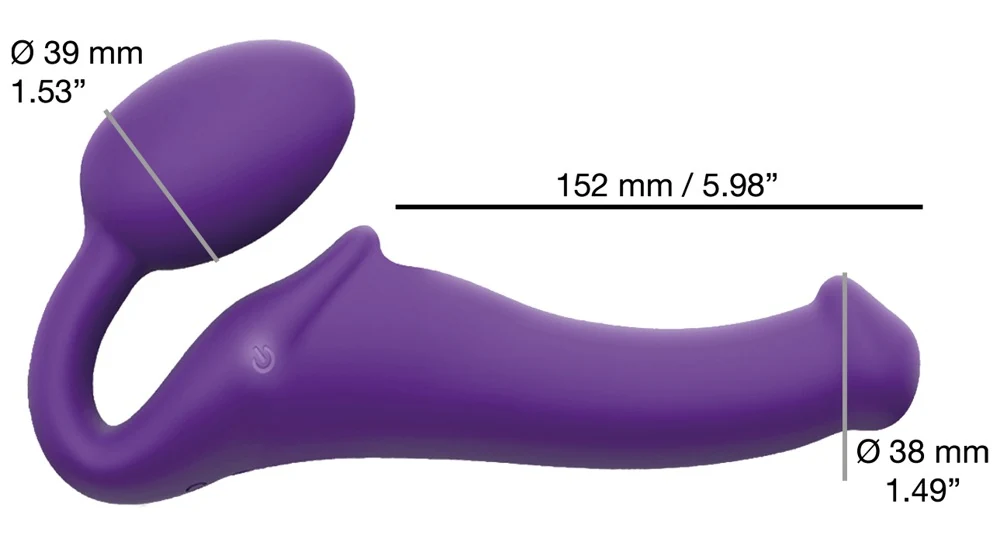 strap-on-me Vibrating Bendable Strap-On