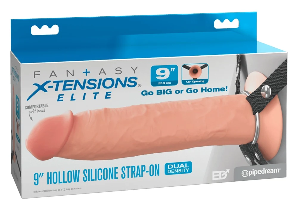 Fantasy X-Tensions Elite Hollow Silicone Strap-on