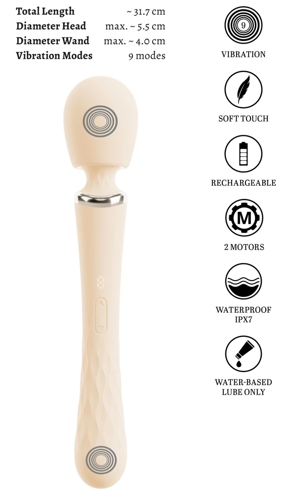 beau coeur TAVIRO Big Wand Massager 31,7 cm vibrator