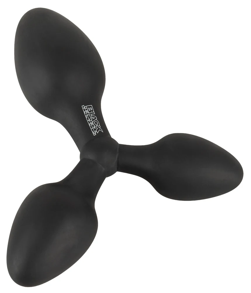 Black Velvets Training triple butt plug 13,8 cm anal toy