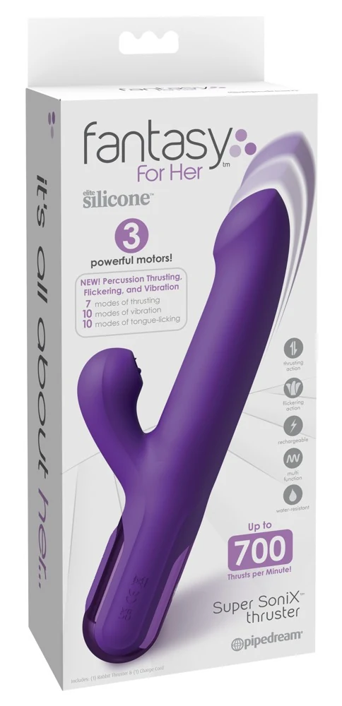 Fantasy For Her Super Sonix Thruster 22 cm vibrator