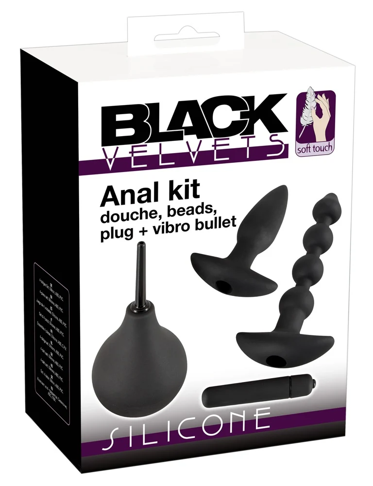 Black Velvets Anal Kit 18 cm toy