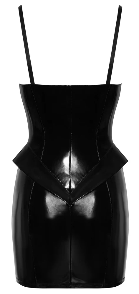 Black Level Kleid aus Lack