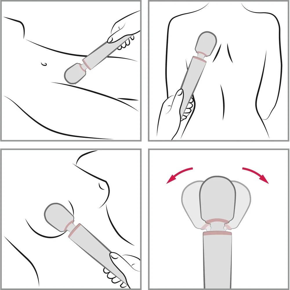 le Wand Rechargeable Vibrating Massager 34 cm vibrator
