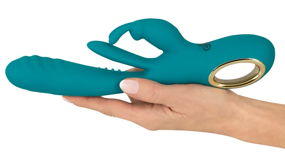 Sweet Smile Rabbit Vibrator with Thrust Function and G-Spot Stimulation 25 cm