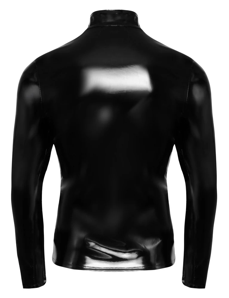 Black Level Shirt aus Lack