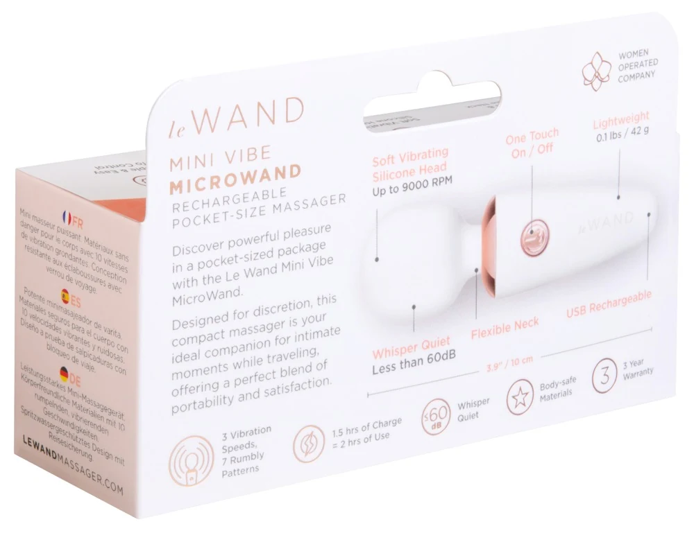 le Wand Mini Vibe Microwand vibrator