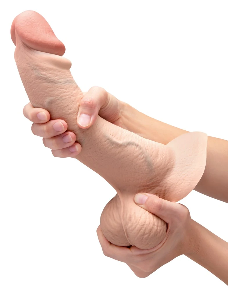b-Vibe Slipskin curvy 25 cm dildo