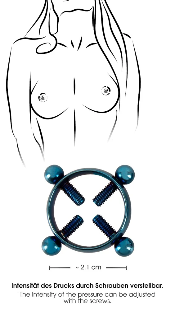 Bad Kitty Nipple Jewellery ketten klemmen