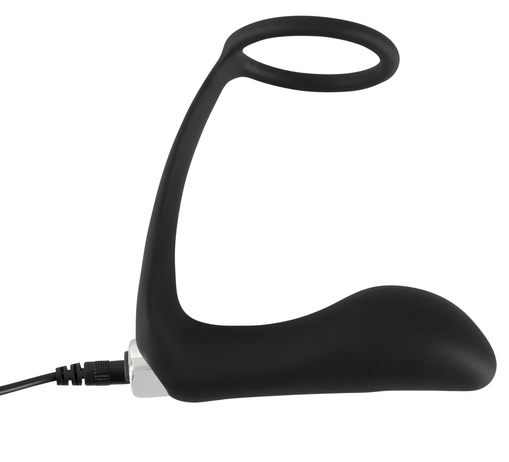 Black Velvets Vibrating Ring Plug 10,8 cm anal toy