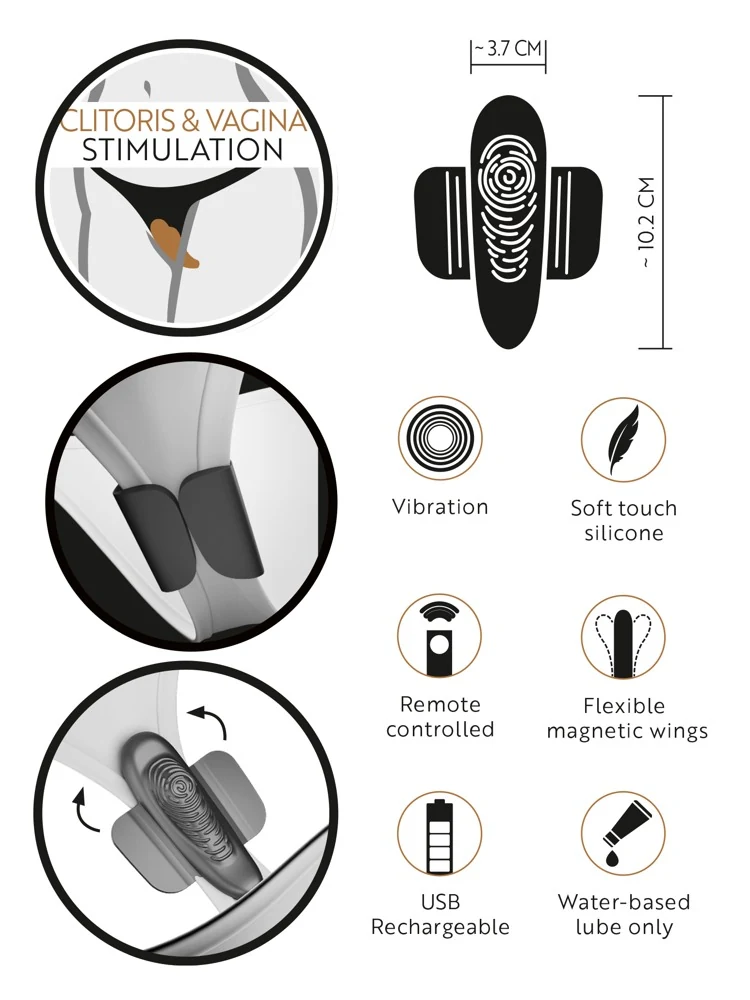 GoGasm Panty Vibrator 10,2 cm