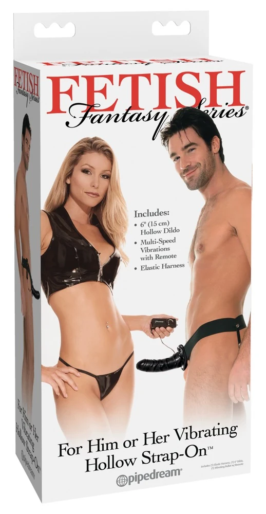 FF Series Vibrating Hollow Strap-On