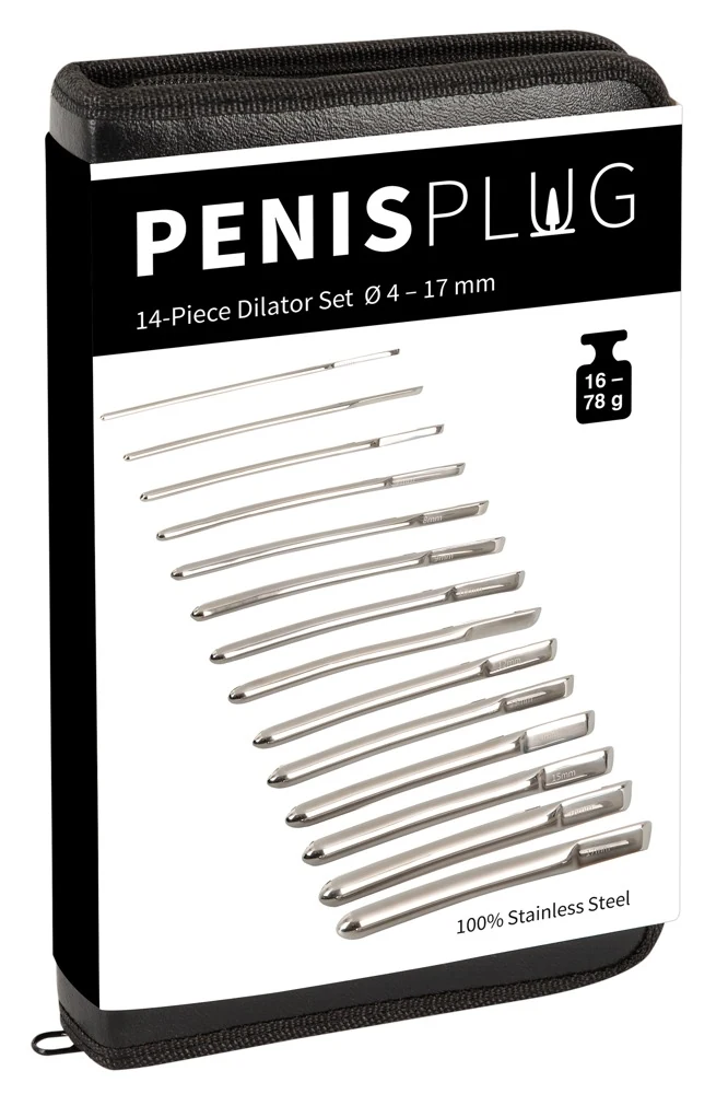Penisplug 14-Piece Dilator Set harnröhrenstimulation