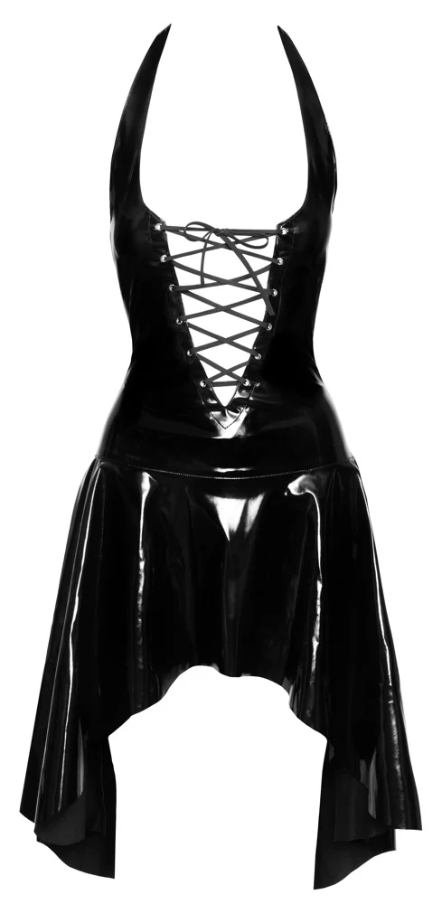 Black Level Kleid aus Lack