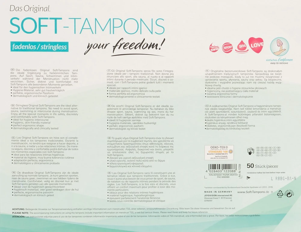 Joydivision Präparate Soft-Tampons normal körperpflege hygiene