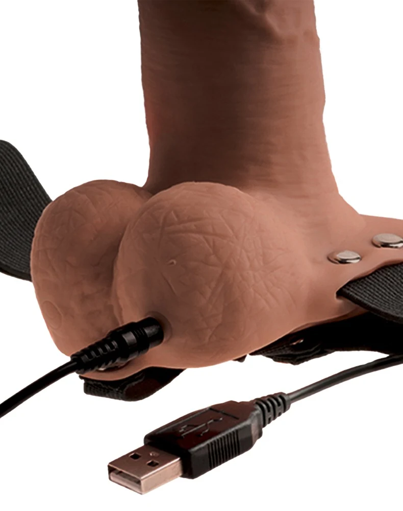 FF Series 6“ Hollow Strap-on with Balls