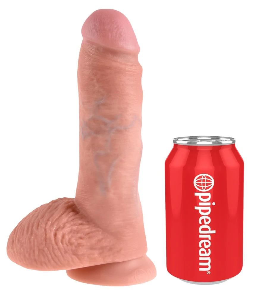 King Cock 8“ with Balls 20,3 cm dildo