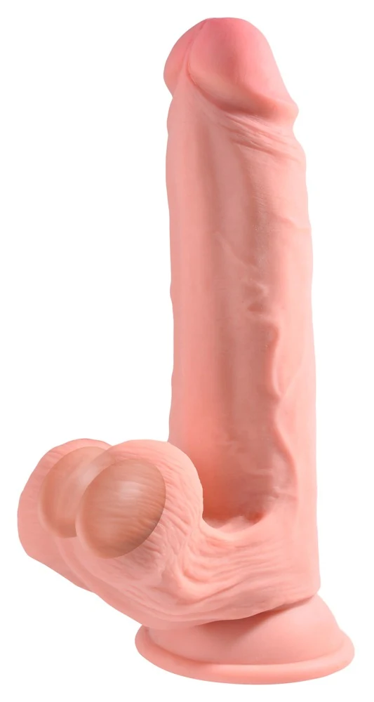 King Cock Plus Triple Density with Swinging Balls 26 cm dildo