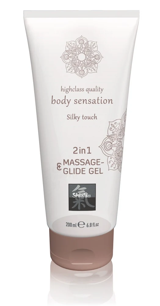 HOT Shiatsu Massage Glide Gel 2in1 Silky Touch