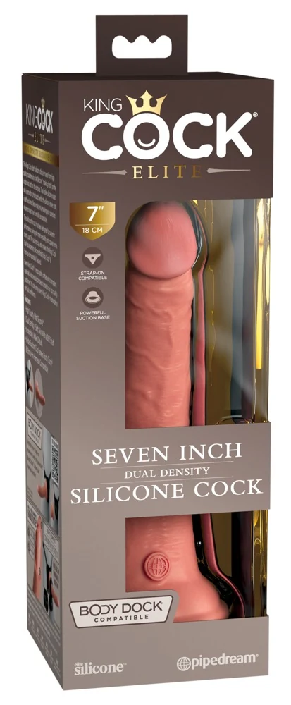 King Cock Elite 7“ Dual Density Silicone 21 cm dildo
