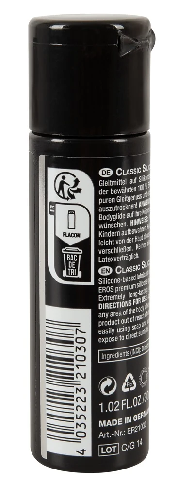 Eros Classic Silicone Bodyglide gleitmittel ohne aroma