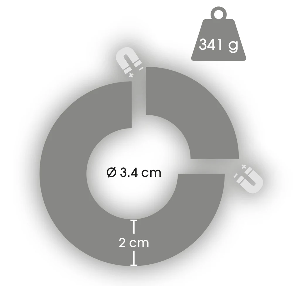 fetish Collection Magnetic Ball Stretcher penisring